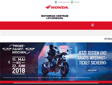 Tablet Screenshot of honda-disko.de